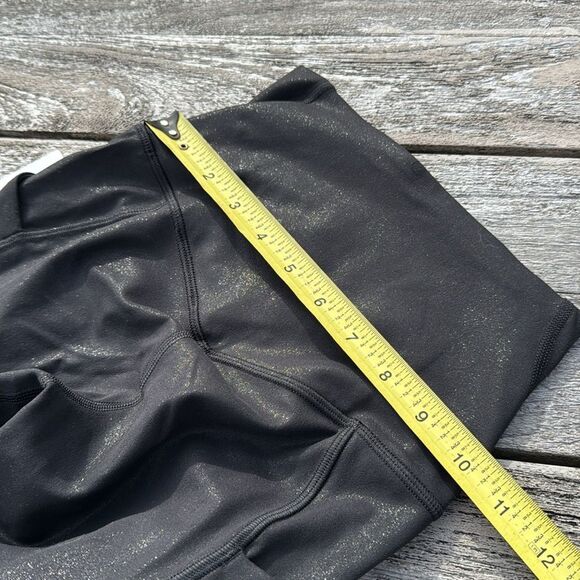 Lululemon Align High-Rise Pant Pockets‎ 25" Shimmer Luxe Shine Black size 0 NWT - Picture 5 of 8